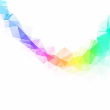 Renkli poligonal mozaik arka plan yaratıcı tasarım şablonları