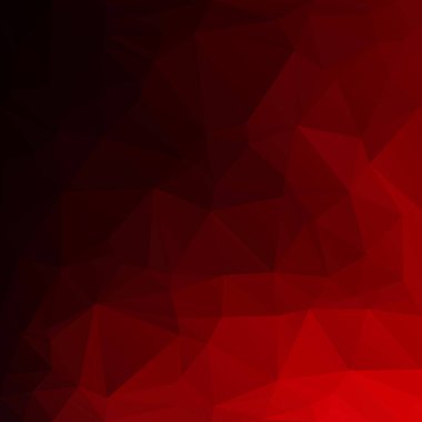 Kırmızı Çokgen Mozaik Arkaplan, Yaratıcı Tasarım Şablonları