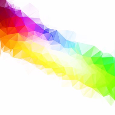 Renkli poligonal mozaik arka plan yaratıcı tasarım şablonları