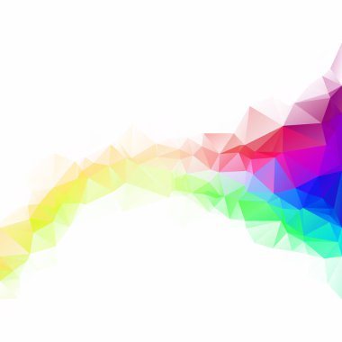 Renkli poligonal mozaik arka plan yaratıcı tasarım şablonları