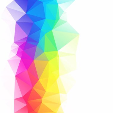 Renkli poligonal mozaik arka plan yaratıcı tasarım şablonları