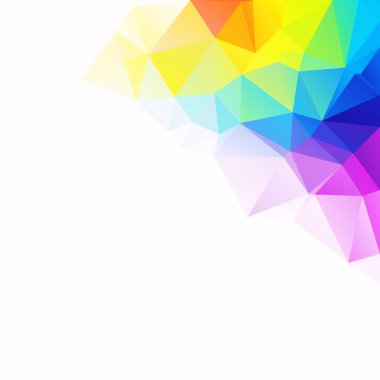 Renkli poligonal mozaik arka plan yaratıcı tasarım şablonları