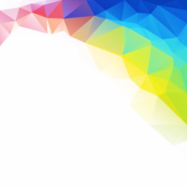 Renkli poligonal mozaik arka plan yaratıcı tasarım şablonları