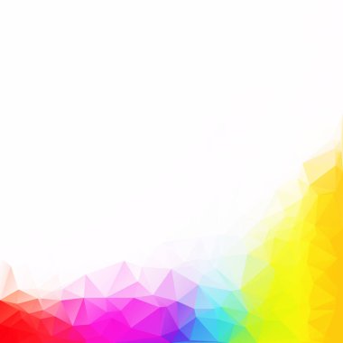 Renkli poligonal mozaik arka plan yaratıcı tasarım şablonları