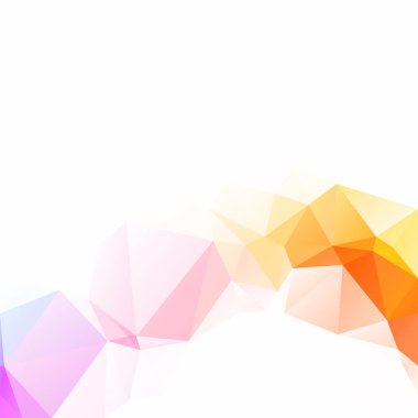 Renkli poligonal mozaik arka plan yaratıcı tasarım şablonları