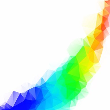 Renkli poligonal mozaik arka plan yaratıcı tasarım şablonları