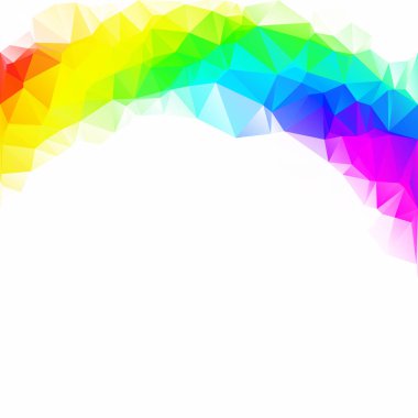 Renkli poligonal mozaik arka plan yaratıcı tasarım şablonları