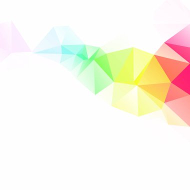 Renkli poligonal mozaik arka plan yaratıcı tasarım şablonları