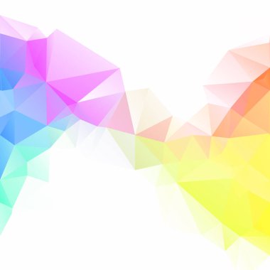 Renkli poligonal mozaik arka plan yaratıcı tasarım şablonları