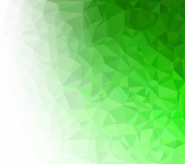 Yeşil Çokgen Mozaik Arkaplan, Yaratıcı Tasarım Şablonları