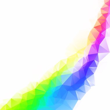 Renkli poligonal mozaik arka plan yaratıcı tasarım şablonları