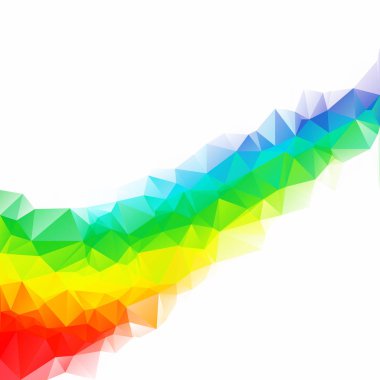 Renkli poligonal mozaik arka plan yaratıcı tasarım şablonları