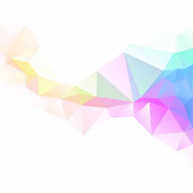 Renkli poligonal mozaik arka plan yaratıcı tasarım şablonları