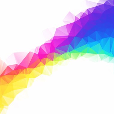 Renkli poligonal mozaik arka plan yaratıcı tasarım şablonları