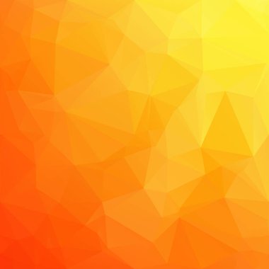 Turuncu poligonal mozaik arka plan yaratıcı tasarım şablonları