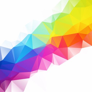 Renkli poligonal mozaik arka plan yaratıcı tasarım şablonları