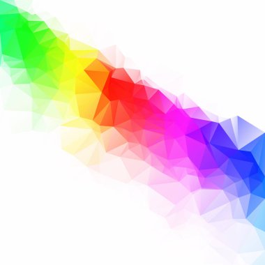 Renkli poligonal mozaik arka plan yaratıcı tasarım şablonları