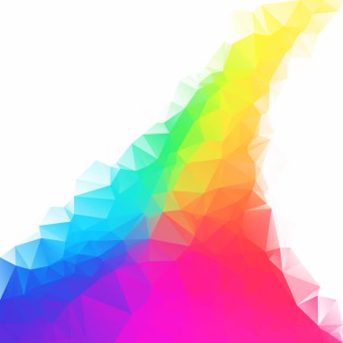 Renkli poligonal mozaik arka plan yaratıcı tasarım şablonları