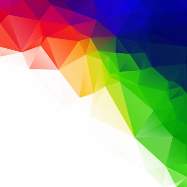 Renkli poligonal mozaik arka plan yaratıcı tasarım şablonları