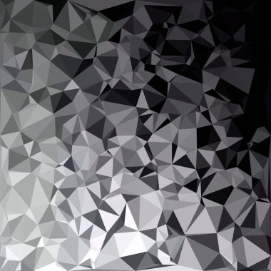 Siyah poligonal mozaik arka plan, yaratıcı tasarım şablonları