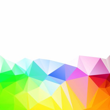 Renkli poligonal mozaik arka plan yaratıcı tasarım şablonları