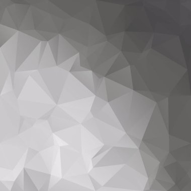 Gri Beyaz Çokgen Arkaplan, Yaratıcı Tasarım Şablonları