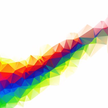 Renkli poligonal mozaik arka plan yaratıcı tasarım şablonları