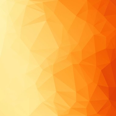 Turuncu poligonal mozaik arka plan yaratıcı tasarım şablonları