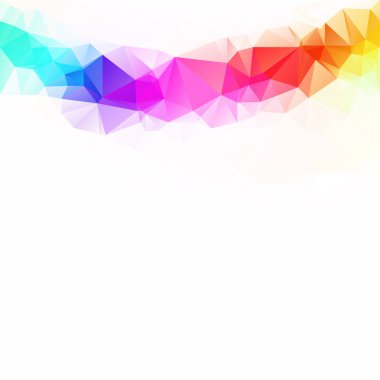 Renkli poligonal mozaik arka plan yaratıcı tasarım şablonları