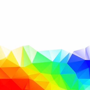 Renkli poligonal mozaik arka plan yaratıcı tasarım şablonları