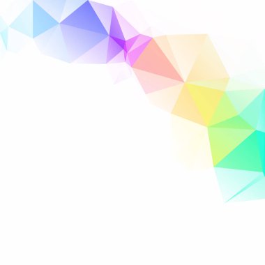 Renkli poligonal mozaik arka plan yaratıcı tasarım şablonları