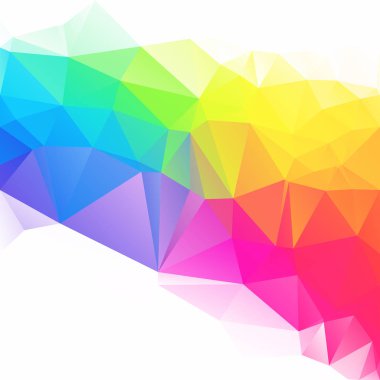 Renkli poligonal mozaik arka plan yaratıcı tasarım şablonları