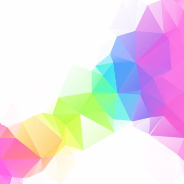 Renkli poligonal mozaik arka plan yaratıcı tasarım şablonları