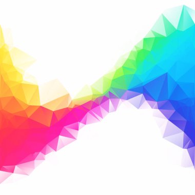 Renkli poligonal mozaik arka plan yaratıcı tasarım şablonları