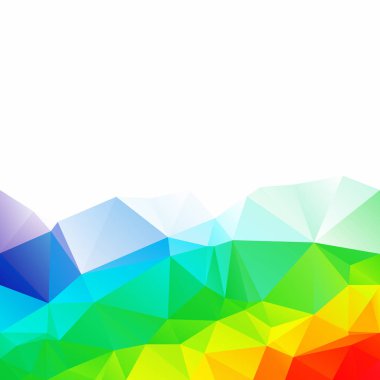 Renkli poligonal mozaik arka plan yaratıcı tasarım şablonları