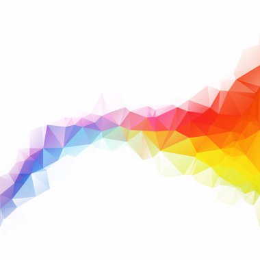 Renkli poligonal mozaik arka plan yaratıcı tasarım şablonları