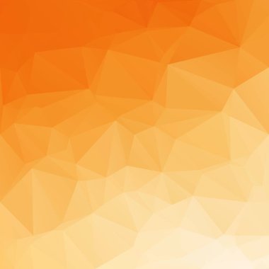 Turuncu poligonal mozaik arka plan yaratıcı tasarım şablonları