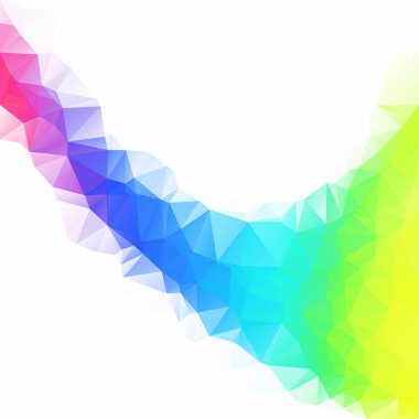 Renkli poligonal mozaik arka plan yaratıcı tasarım şablonları