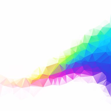 Renkli poligonal mozaik arka plan yaratıcı tasarım şablonları