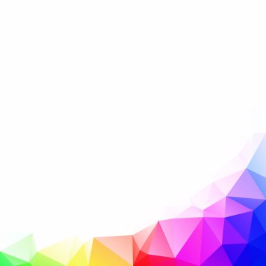 Renkli poligonal mozaik arka plan yaratıcı tasarım şablonları