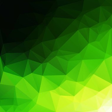 Yeşil Çokgen Mozaik Arkaplan, Yaratıcı Tasarım Şablonları