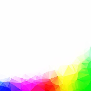 Renkli poligonal mozaik arka plan yaratıcı tasarım şablonları