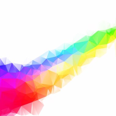 Renkli poligonal mozaik arka plan yaratıcı tasarım şablonları