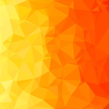 Turuncu poligonal mozaik arka plan yaratıcı tasarım şablonları