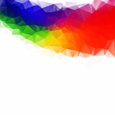 Renkli poligonal mozaik arka plan yaratıcı tasarım şablonları