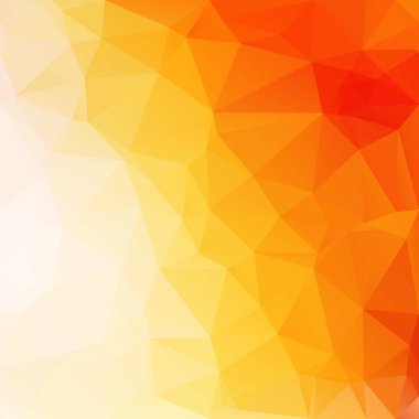 Turuncu poligonal mozaik arka plan yaratıcı tasarım şablonları