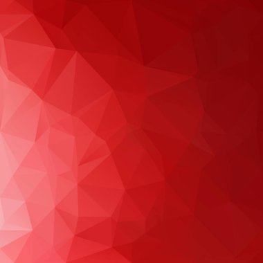 Kırmızı Çokgen Mozaik Arkaplan, Yaratıcı Tasarım Şablonları