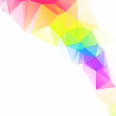 Renkli poligonal mozaik arka plan yaratıcı tasarım şablonları