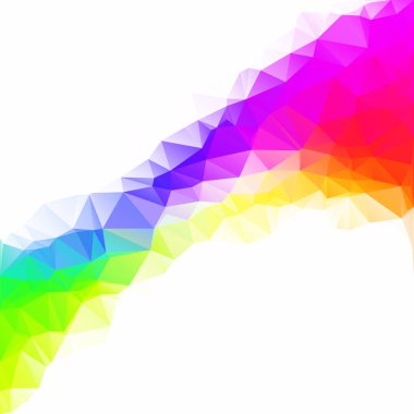 Renkli poligonal mozaik arka plan yaratıcı tasarım şablonları