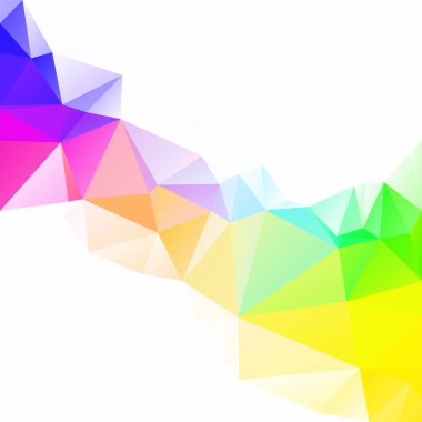 Renkli poligonal mozaik arka plan yaratıcı tasarım şablonları